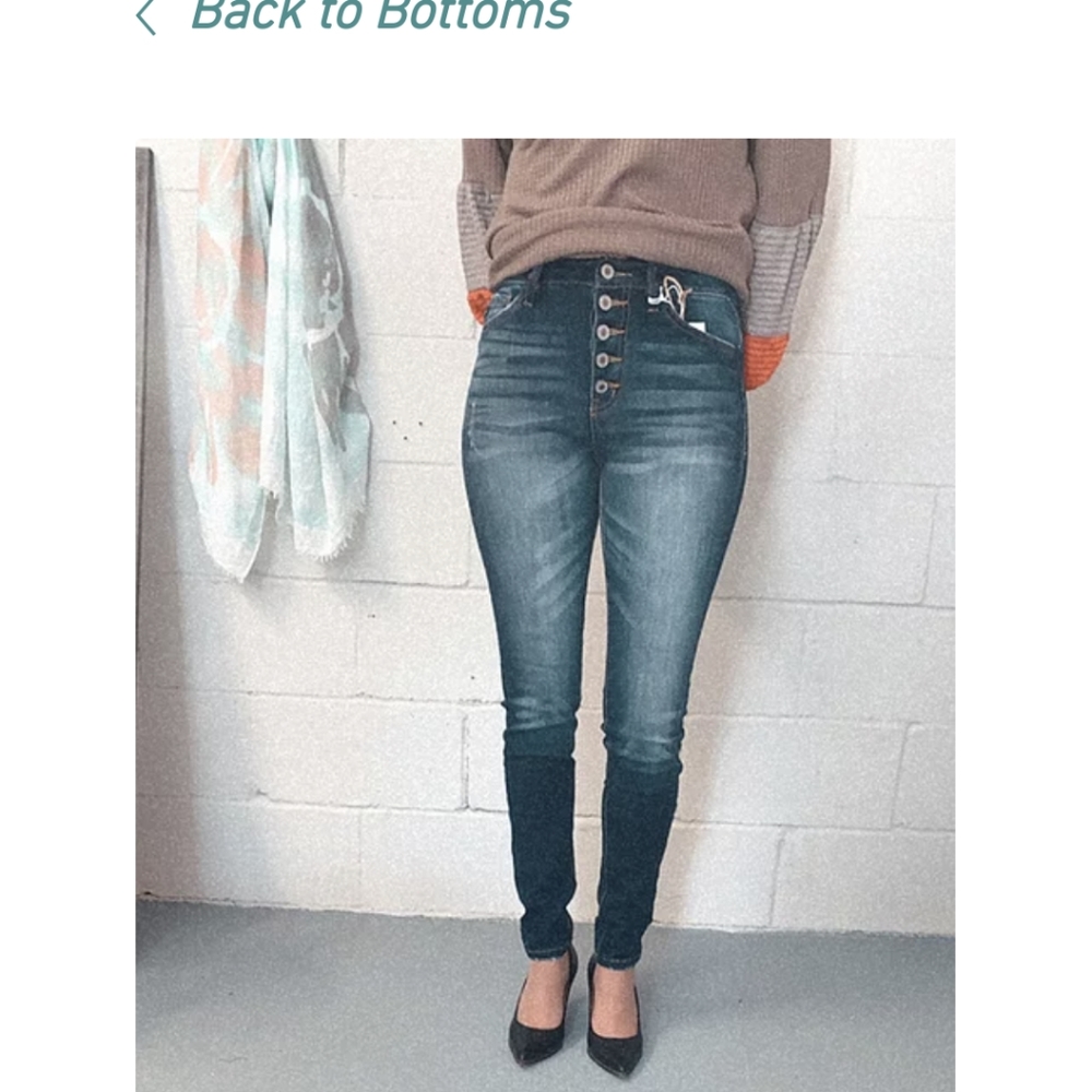 Kancan NWT Super Skinny Button Fly Jeans